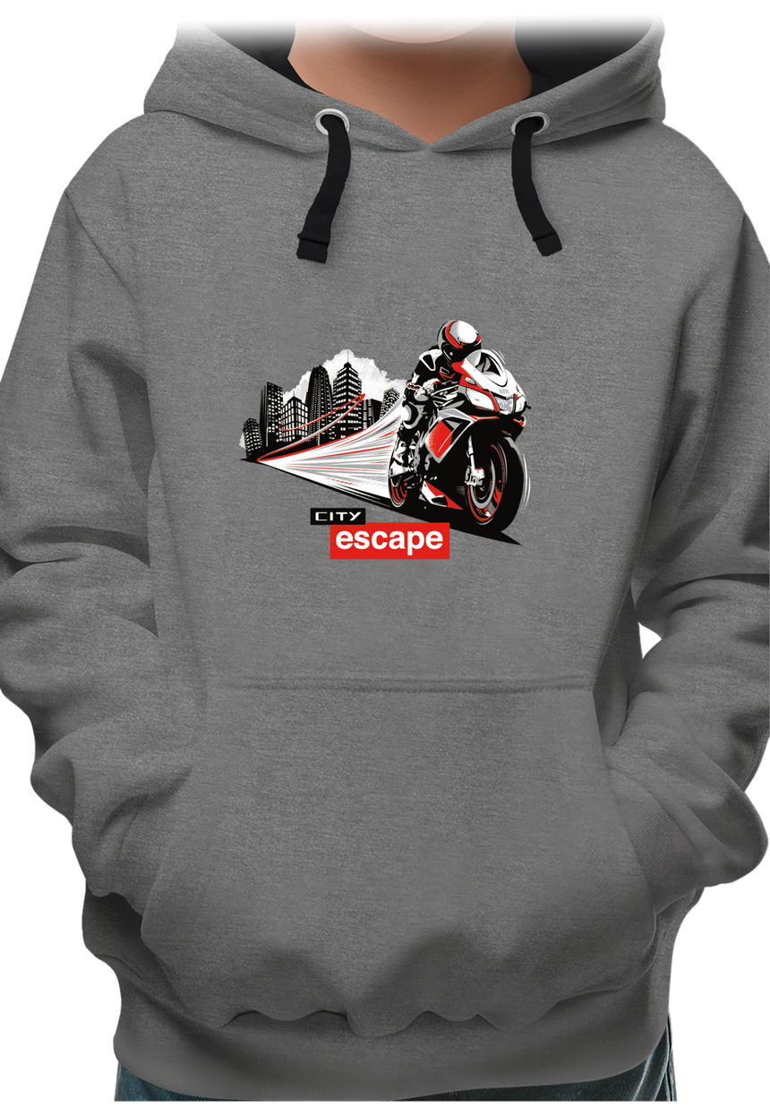 Sweat Enfant Milan city escape en moto