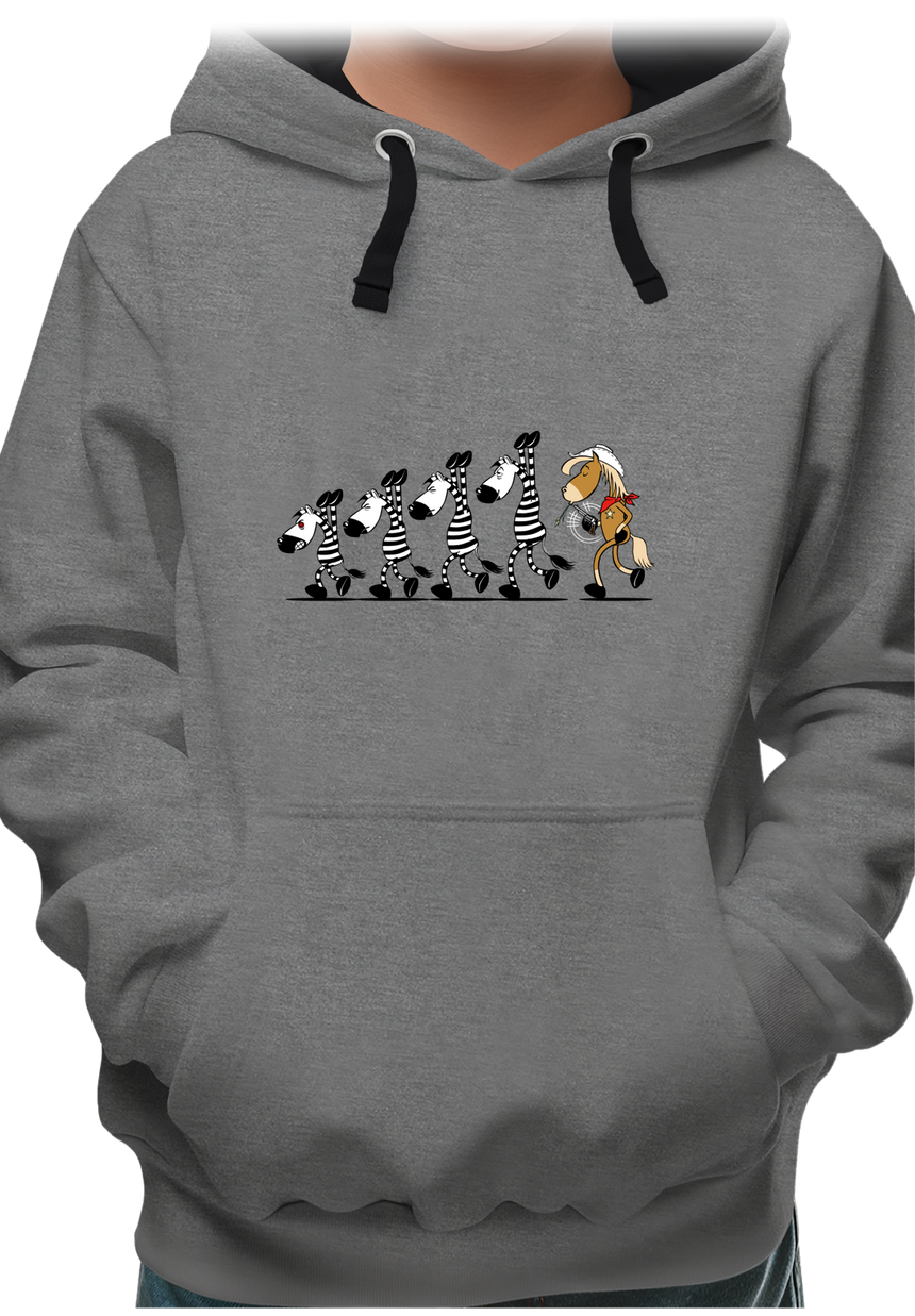 Sweat Enfant Fin De Cavale zèbre et cheval