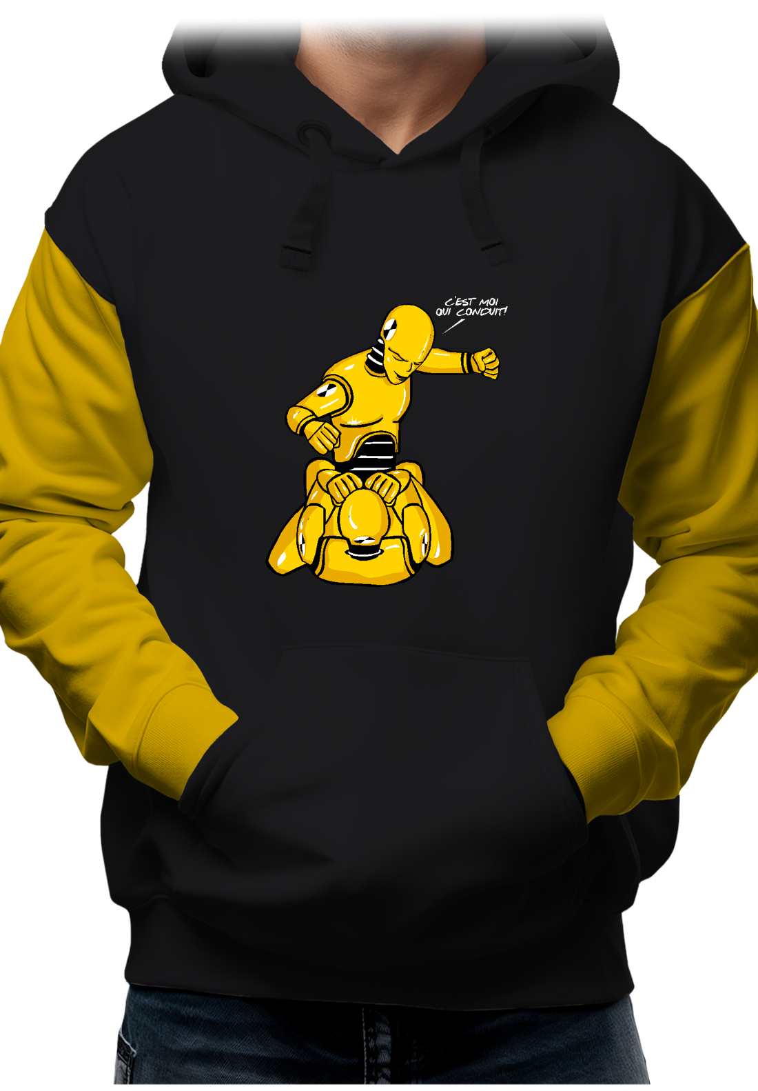 Sweat Adulte Mannequin crash test qui conduiras