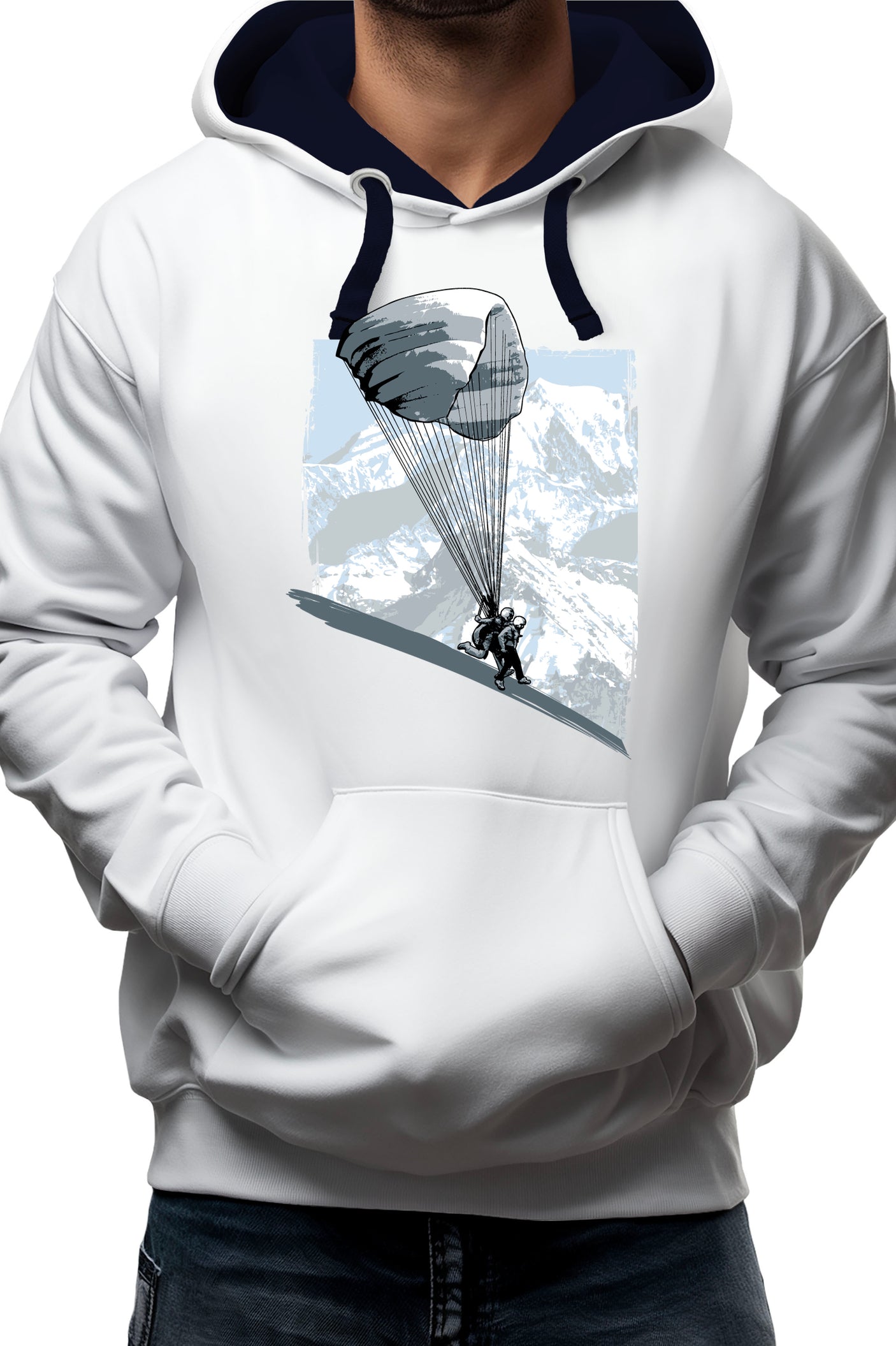 Sweat Adulte Parapente En Bi Place