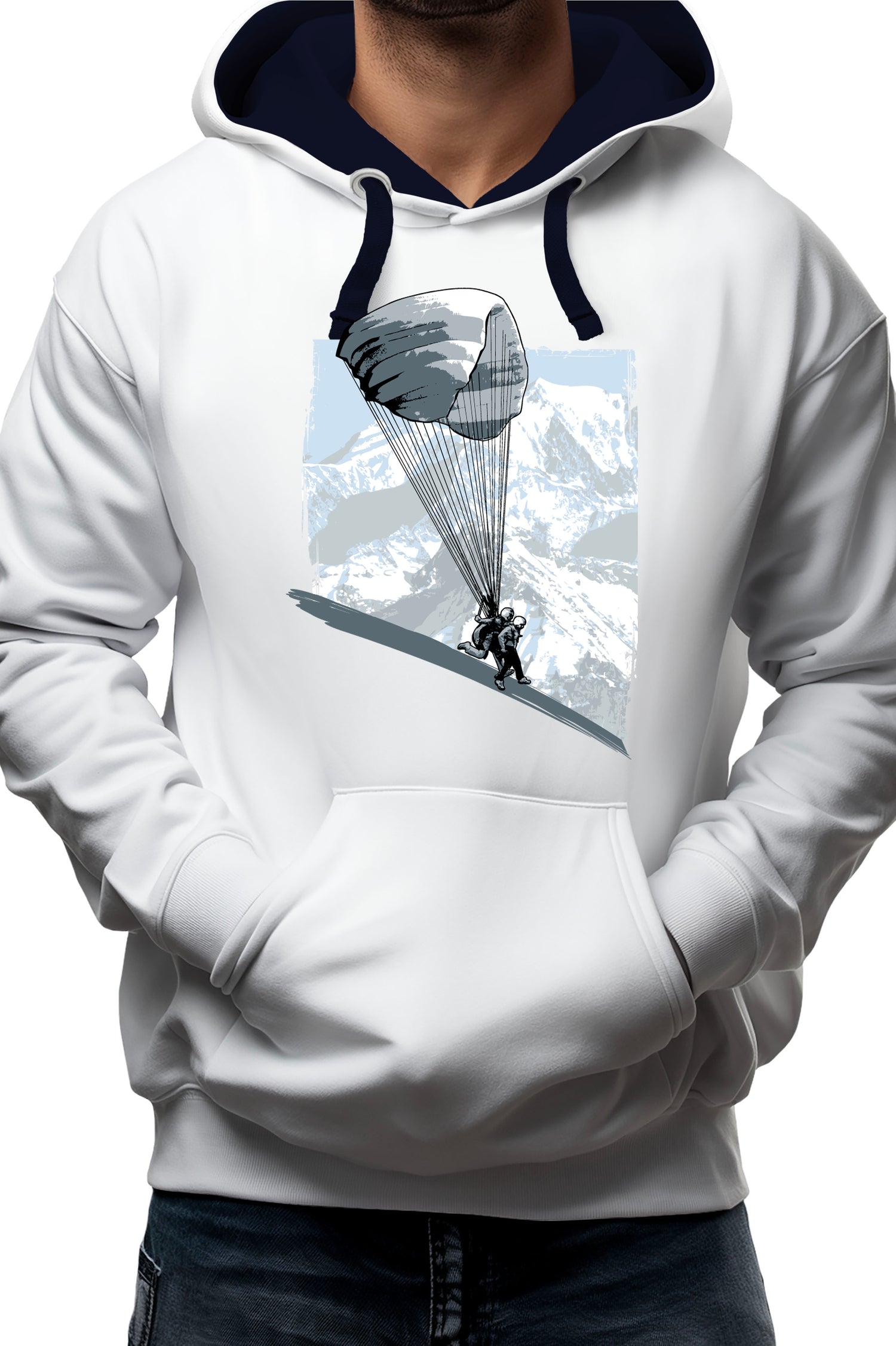 Sweat Adulte Parapente En Bi Place