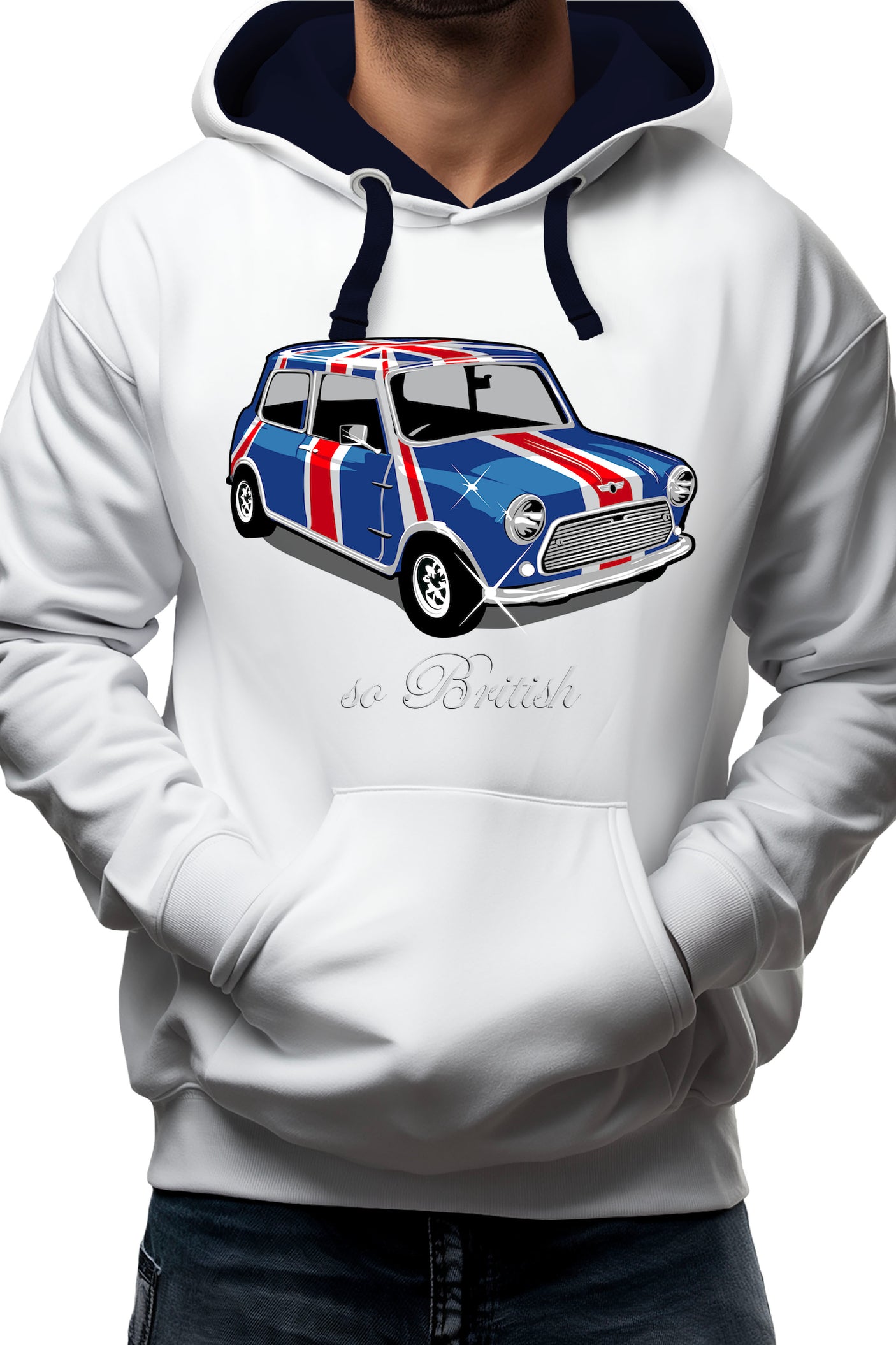 Sweat Adulte So British Mini Anglaise