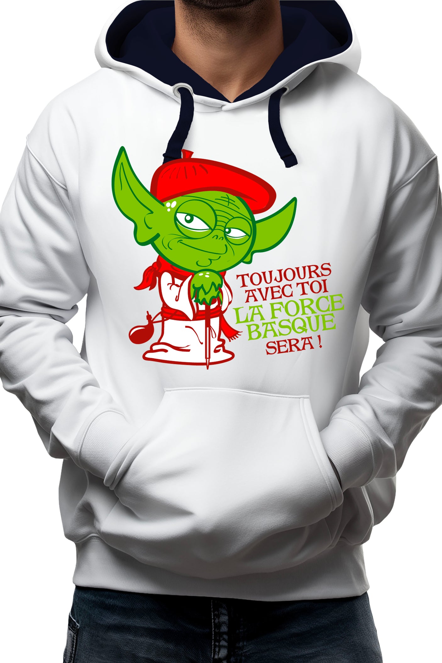 Sweat Adulte La force basque sera avec toi