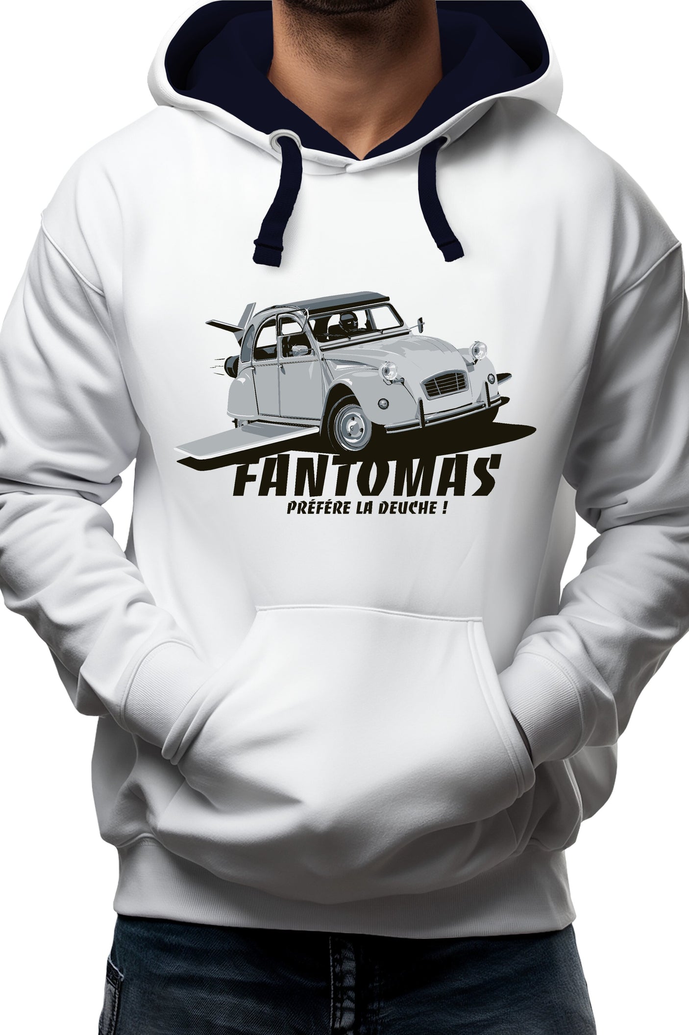 Sweat Adulte Fantomas préfère la deuch