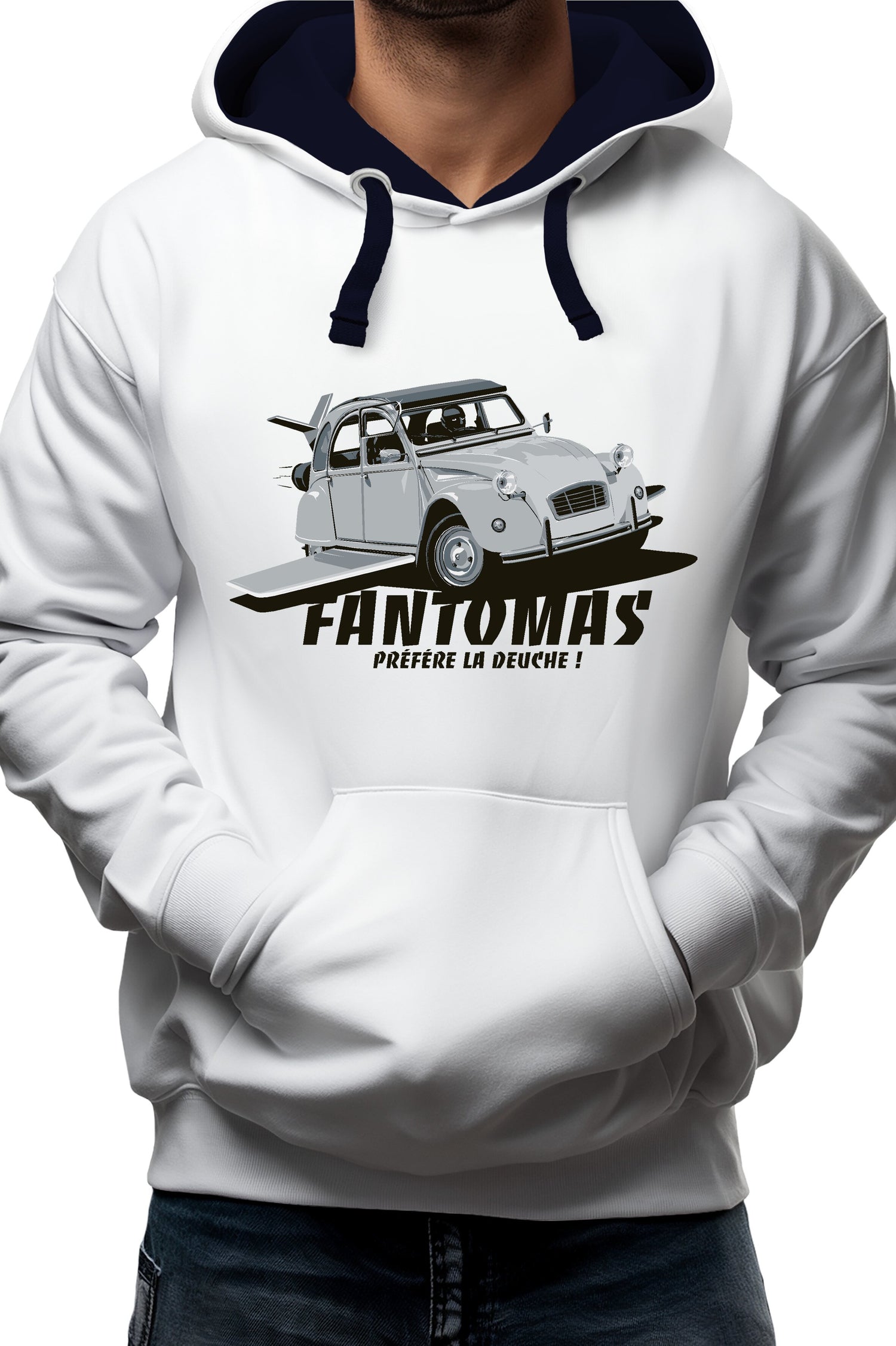 Sweat Adulte Fantomas préfère la deuch