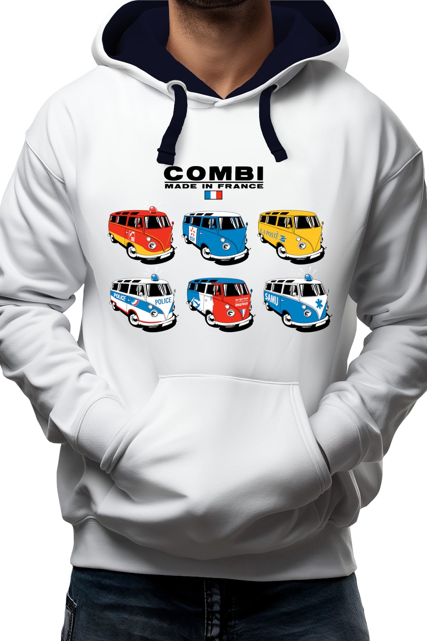 Sweat Adulte Les combis van France