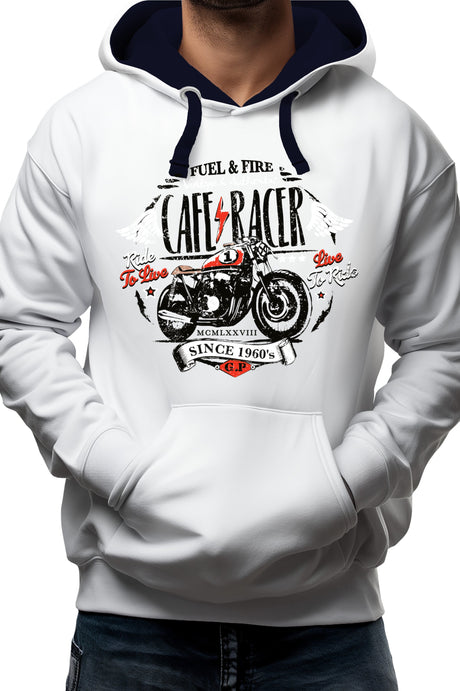 Sweat Adulte Moto Café racer