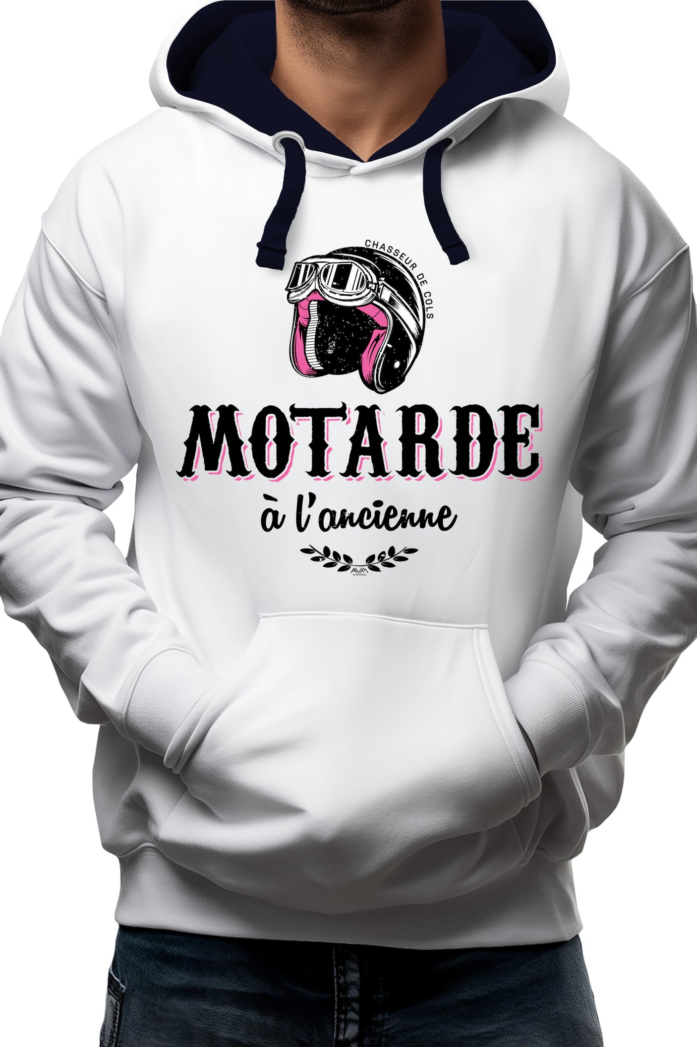 Sweat Adulte Motarde à l'ancienne