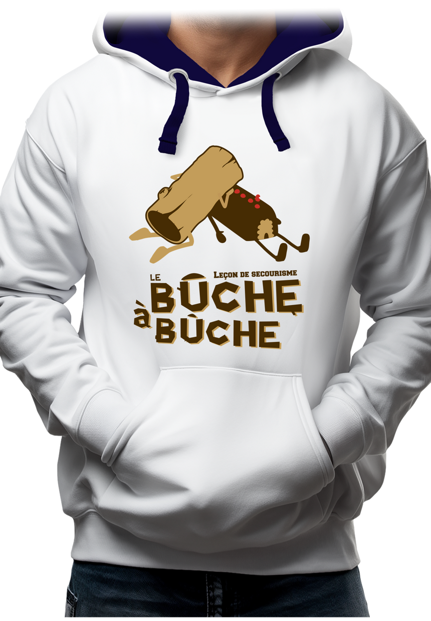 Sweat Adulte Le Bûche à Bûche