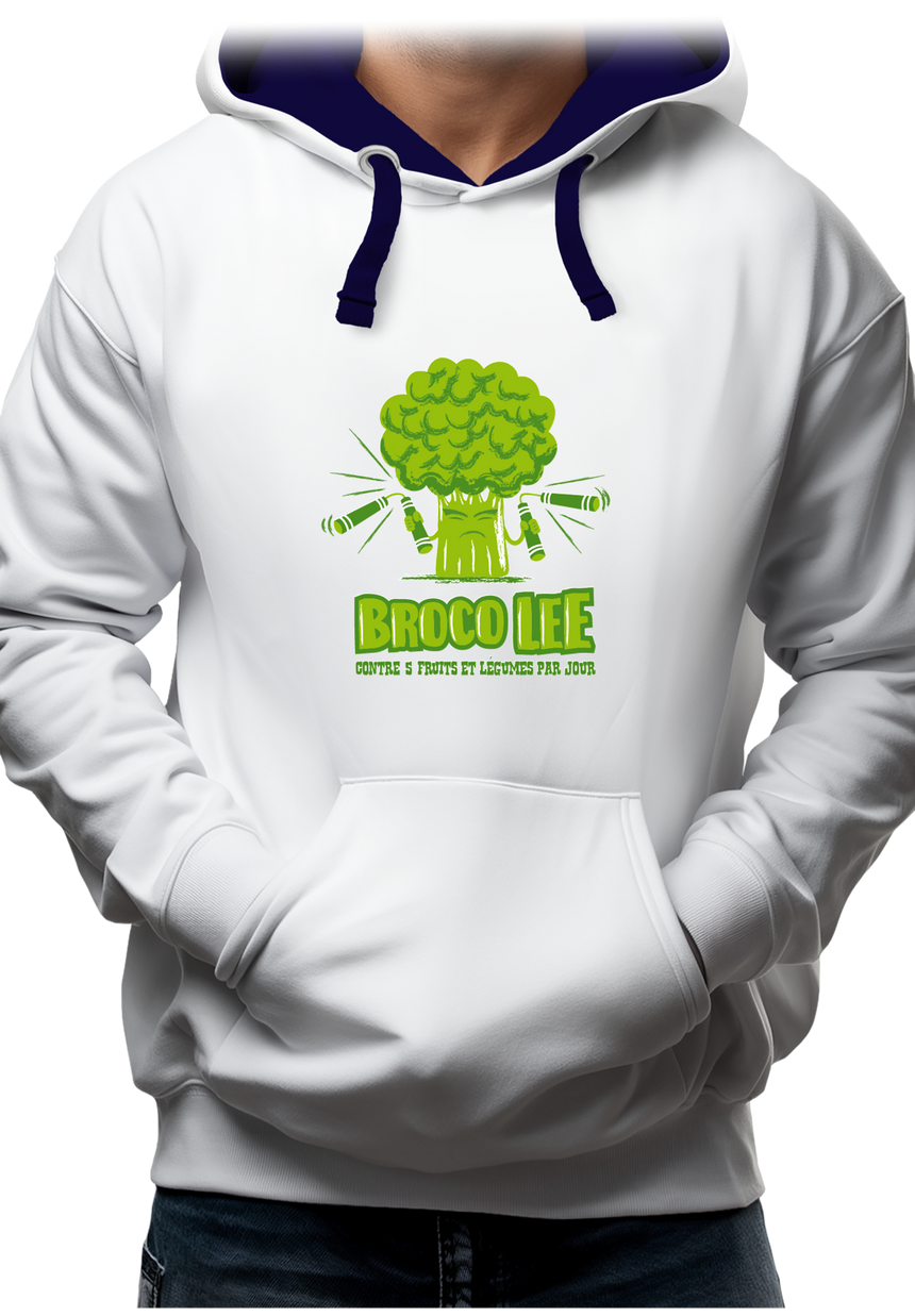 Sweat Adulte Broco Lee contre 5 fruits et légumes