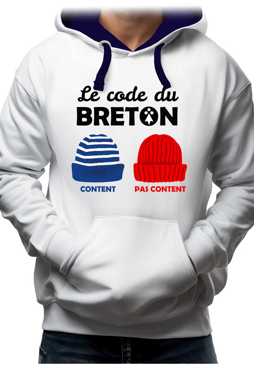 Sweat Adulte Le code du Breton