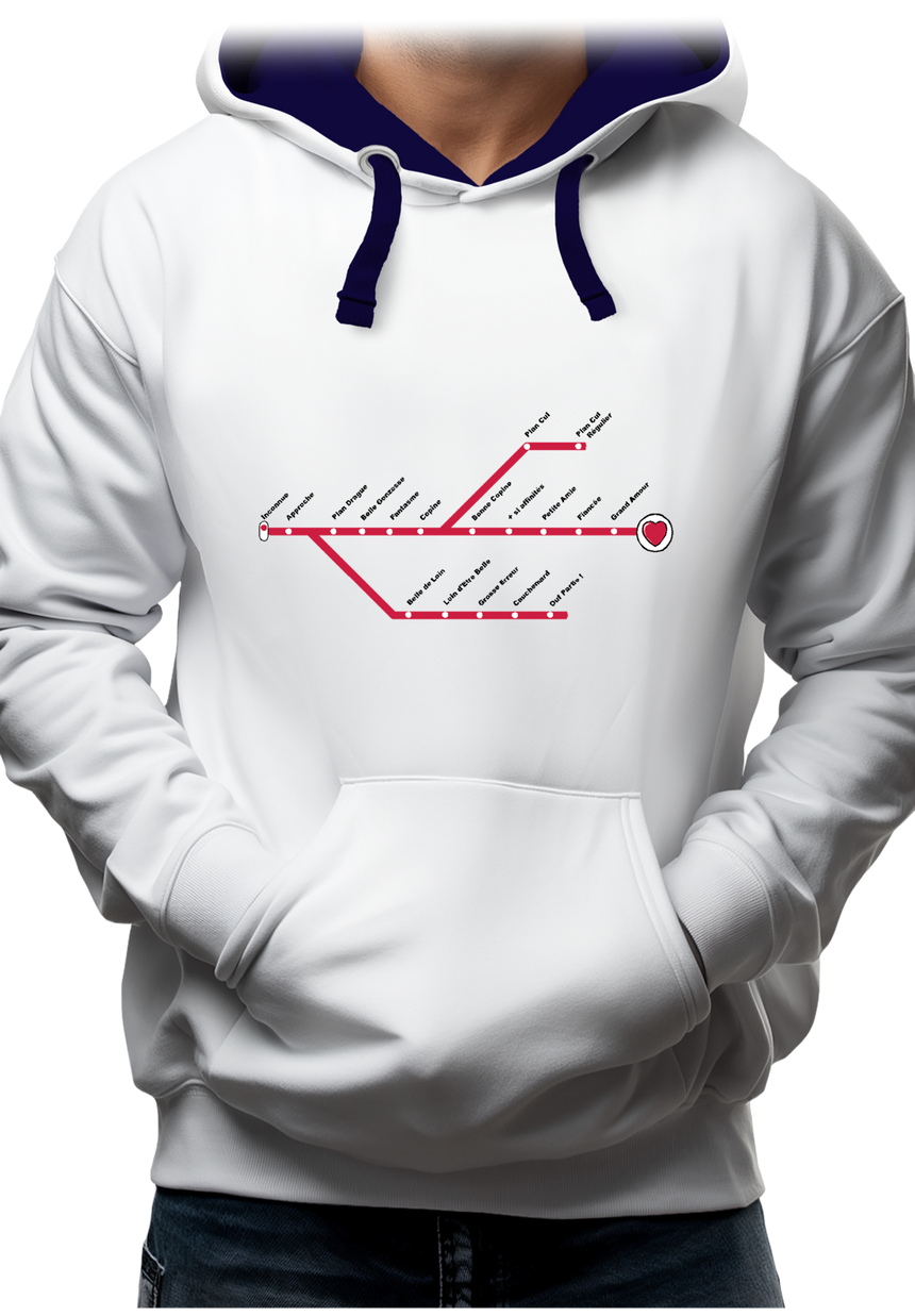 Sweat Adulte Love Line Homme