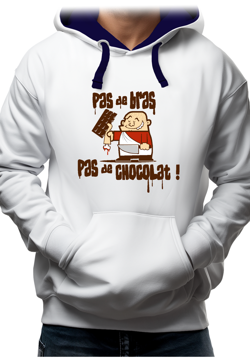 Sweat Adulte Pas De Bras Pas De Chocolat