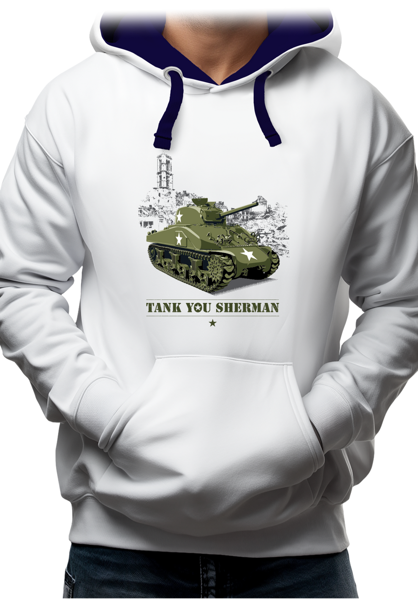 Sweat Adulte Tank Militaire Sherman
