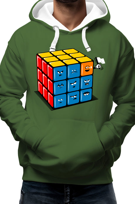 Sweat Adulte Ruby cube avec drapeau