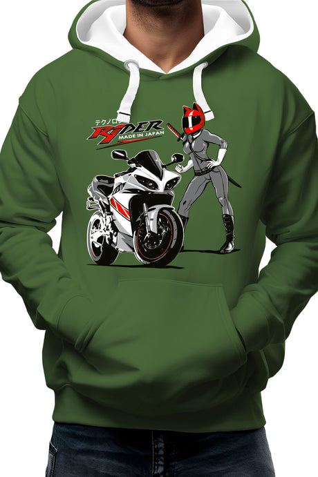 Sweat Adulte Moto R1 Made in Japan