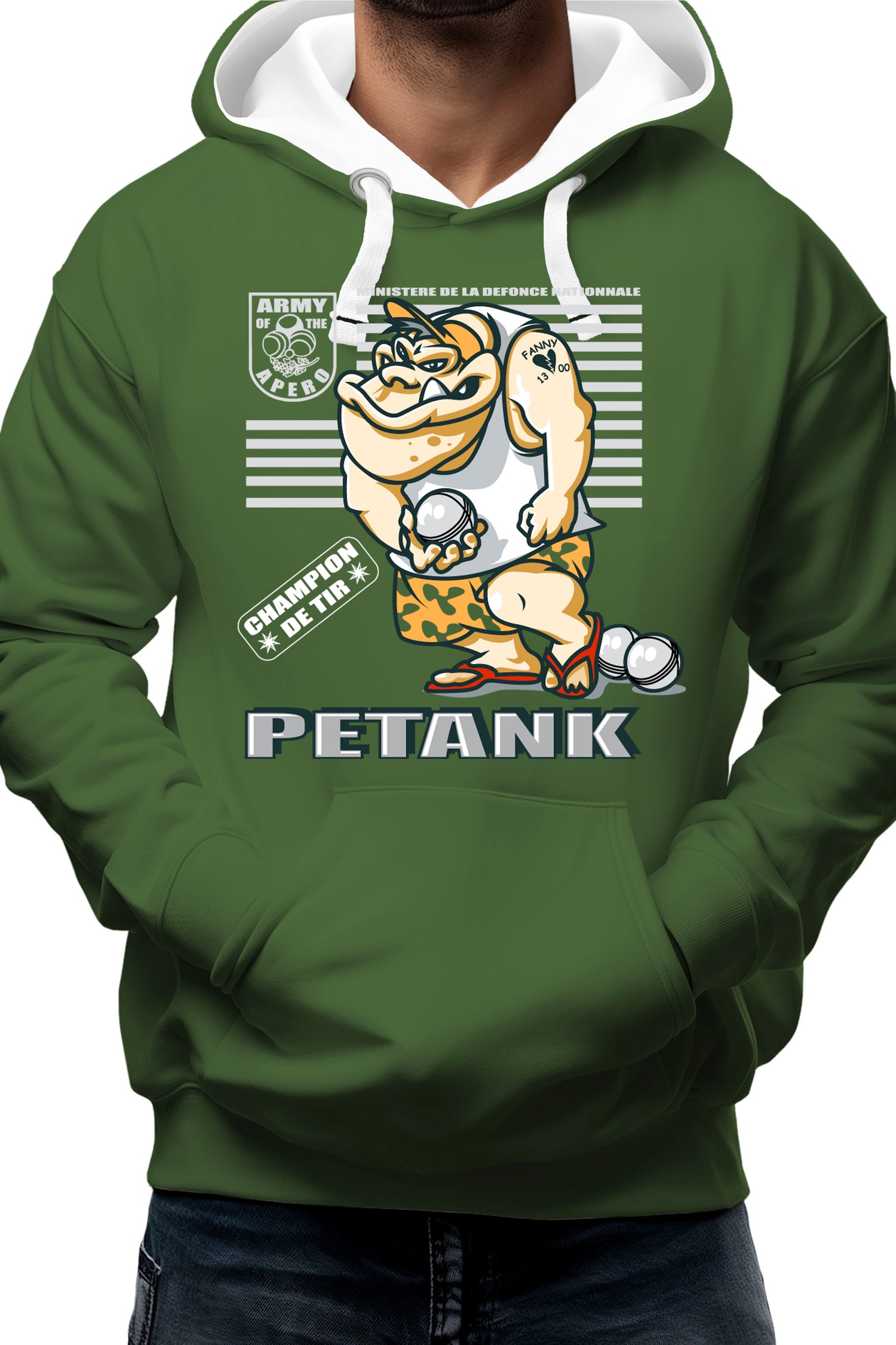 Sweat Adulte Petank pour les costauds