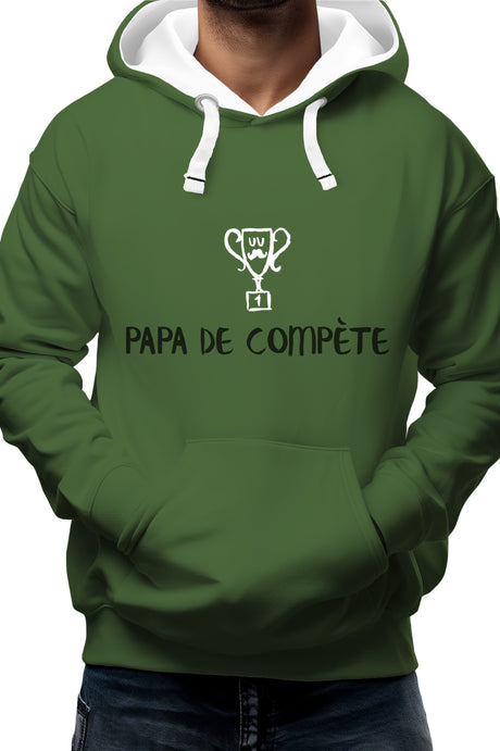 Sweat Adulte Un super papa de compète (encre gonflante)