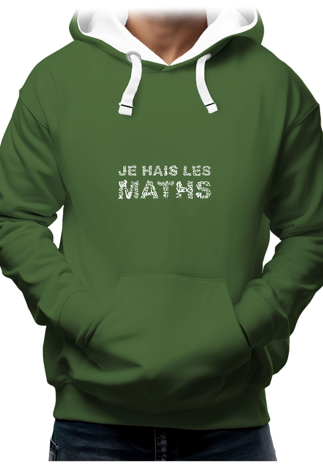 Sweat Adulte Je Hais Les Maths