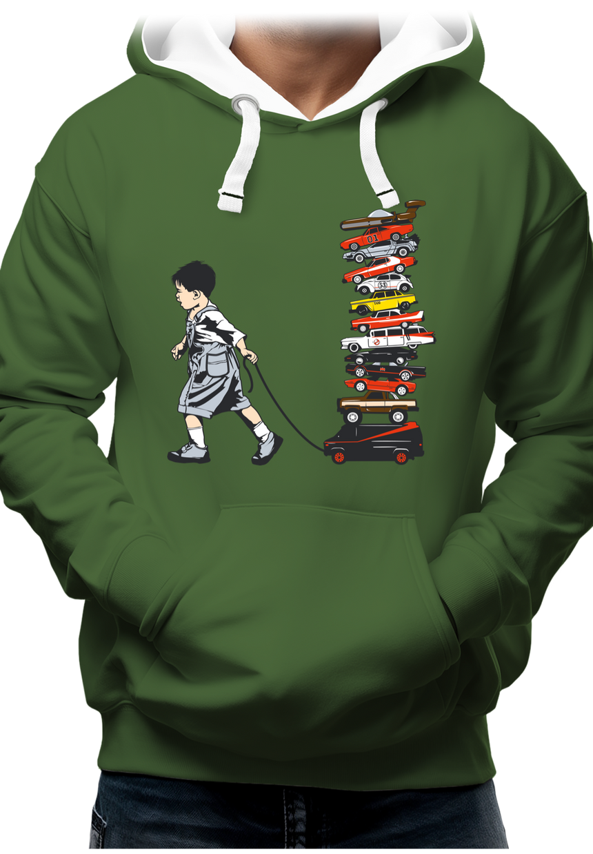 Sweat Adulte La Collection de voitures via les séries télé