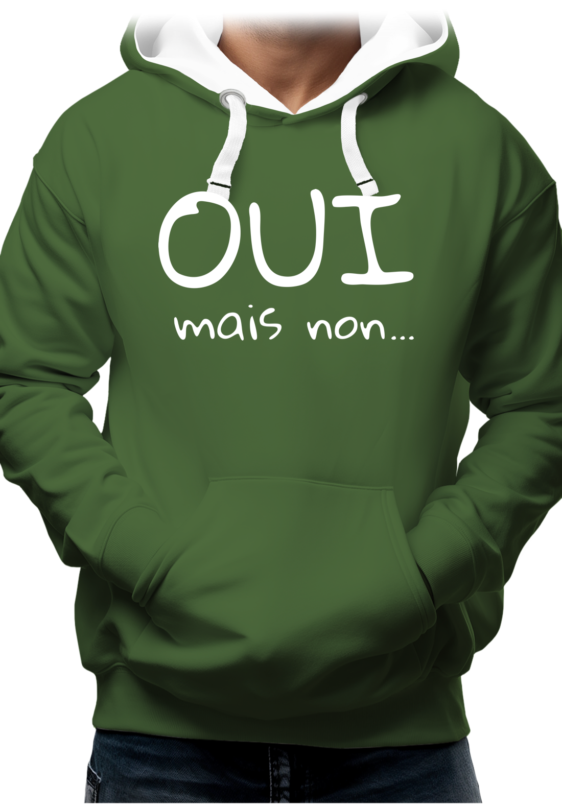 Sweat Adulte Oui mais non...