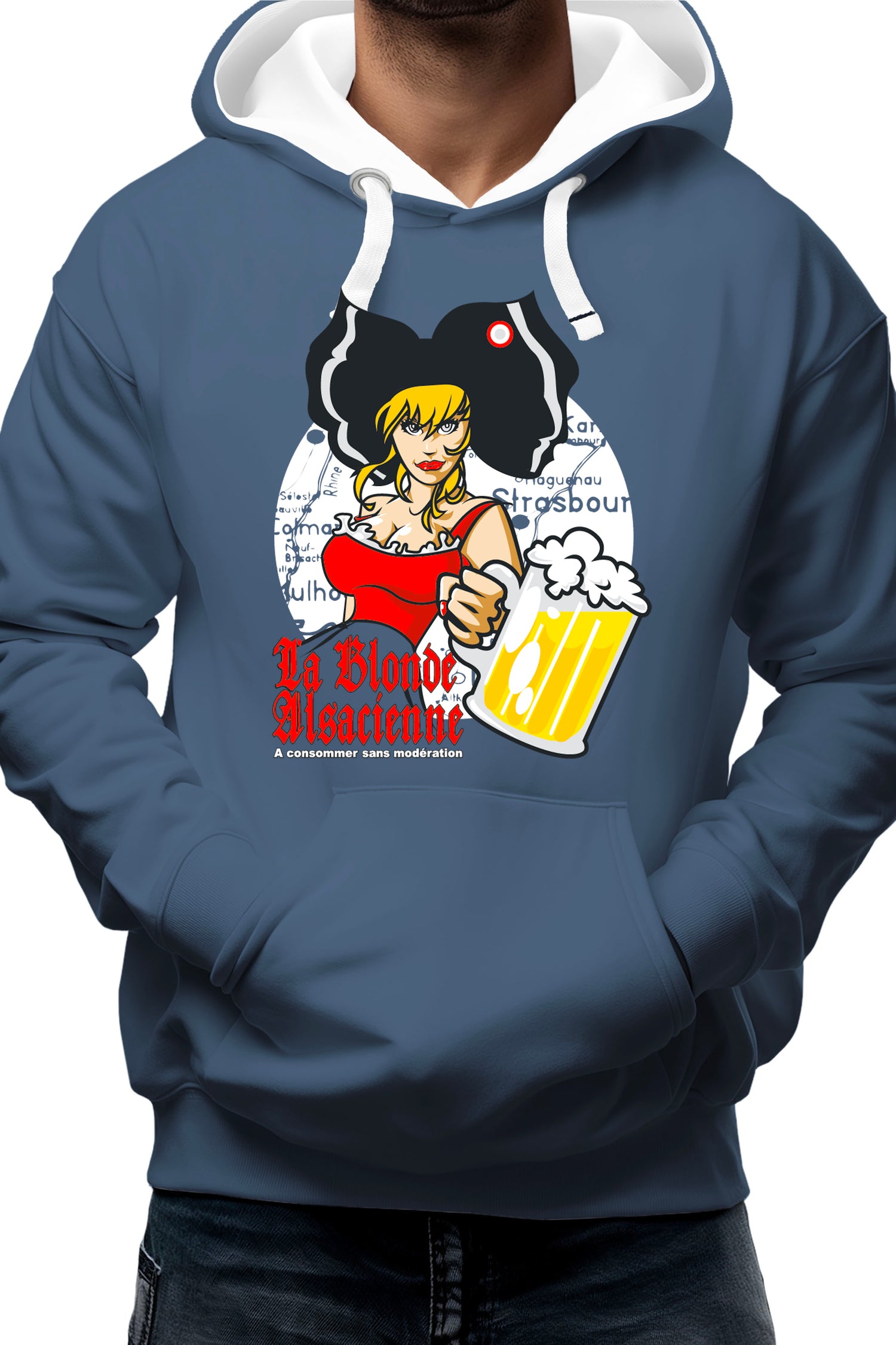 Sweat Adulte La blonde alsacienne