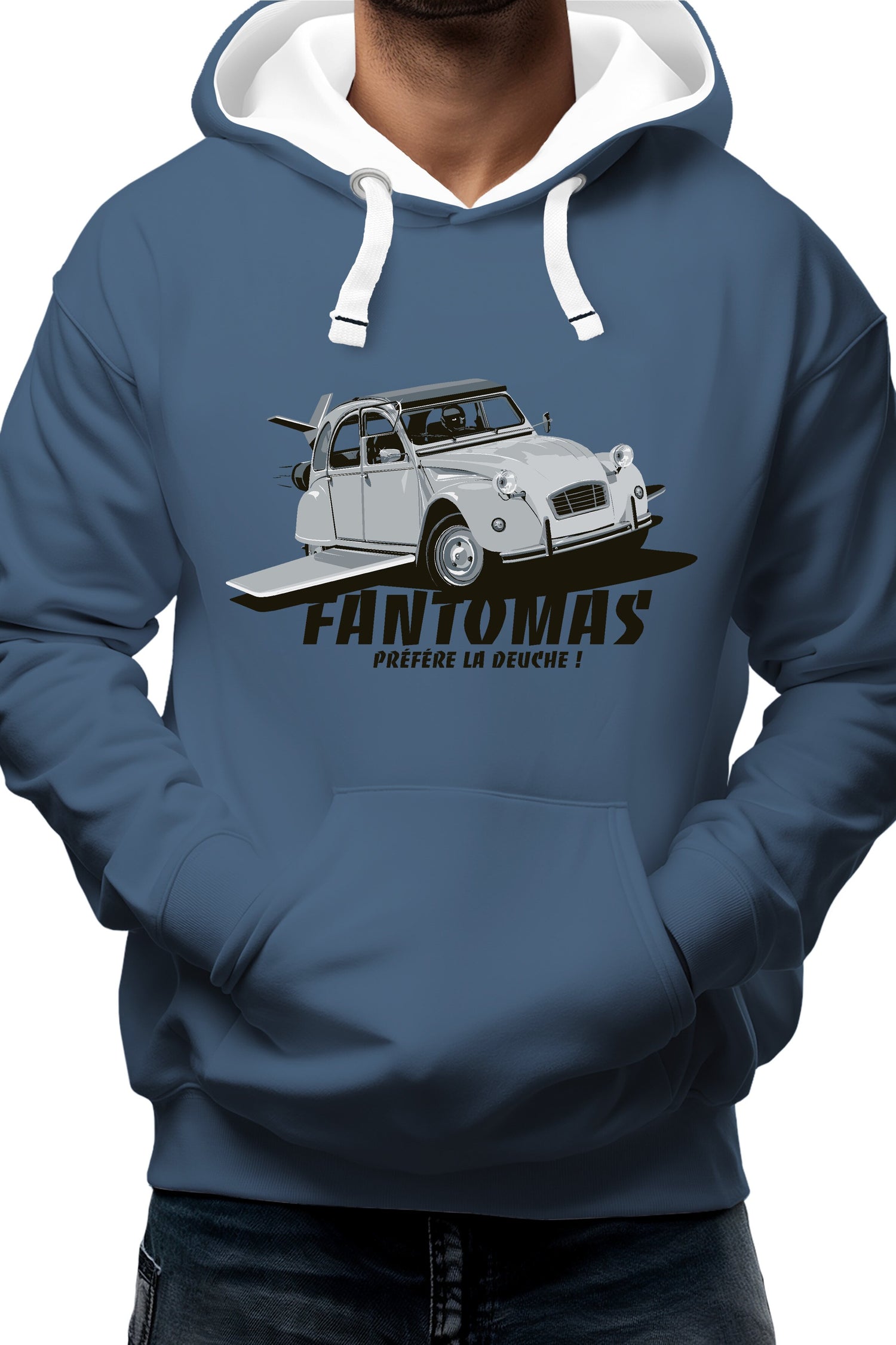 Sweat Adulte Fantomas préfère la deuch