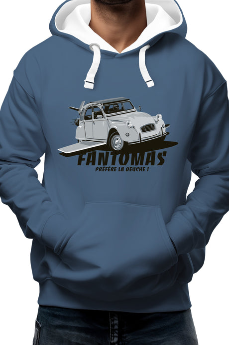Sweat Adulte Fantomas préfère la deuch