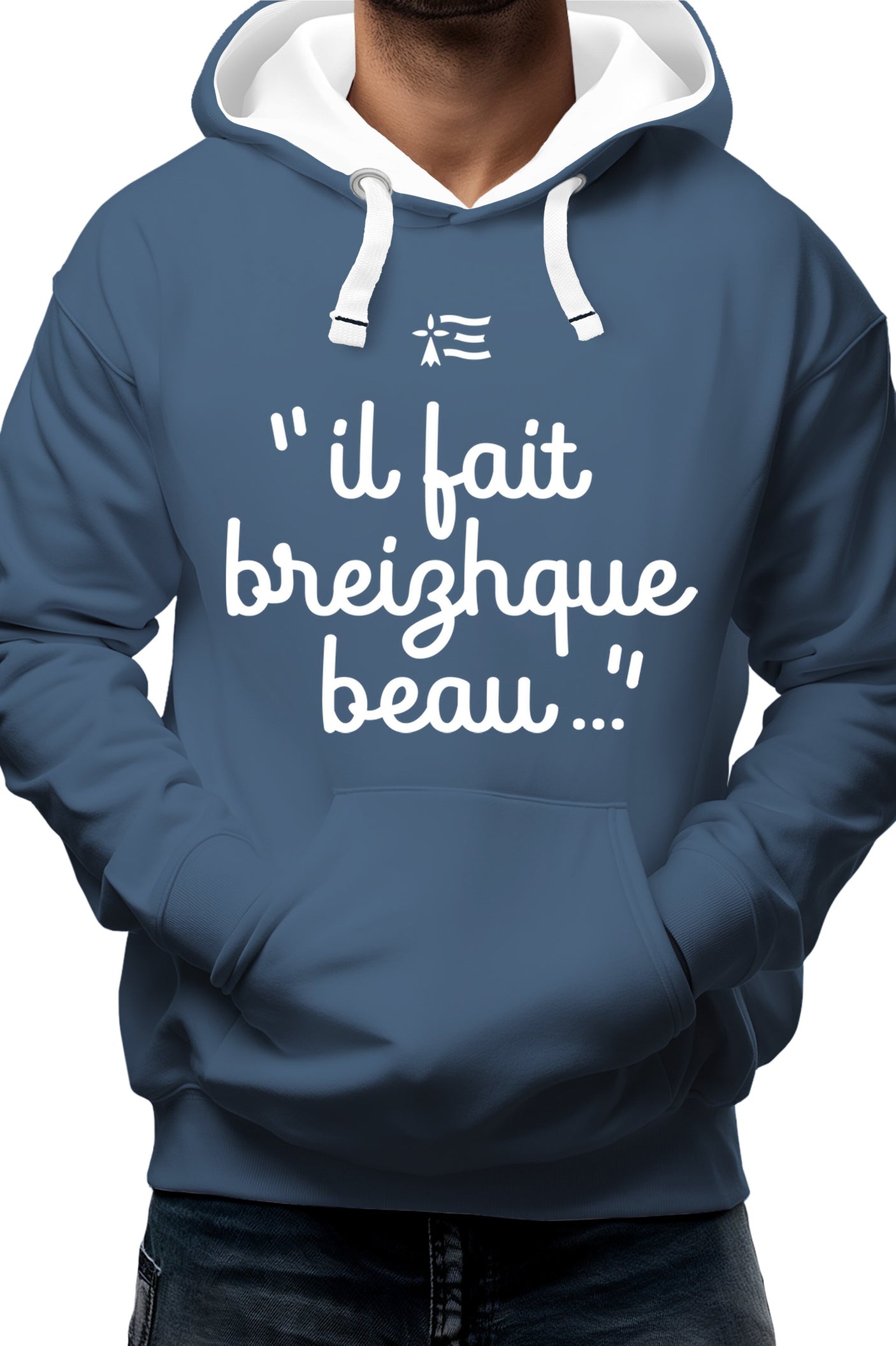 Sweat Adulte Il fait breizh que beau