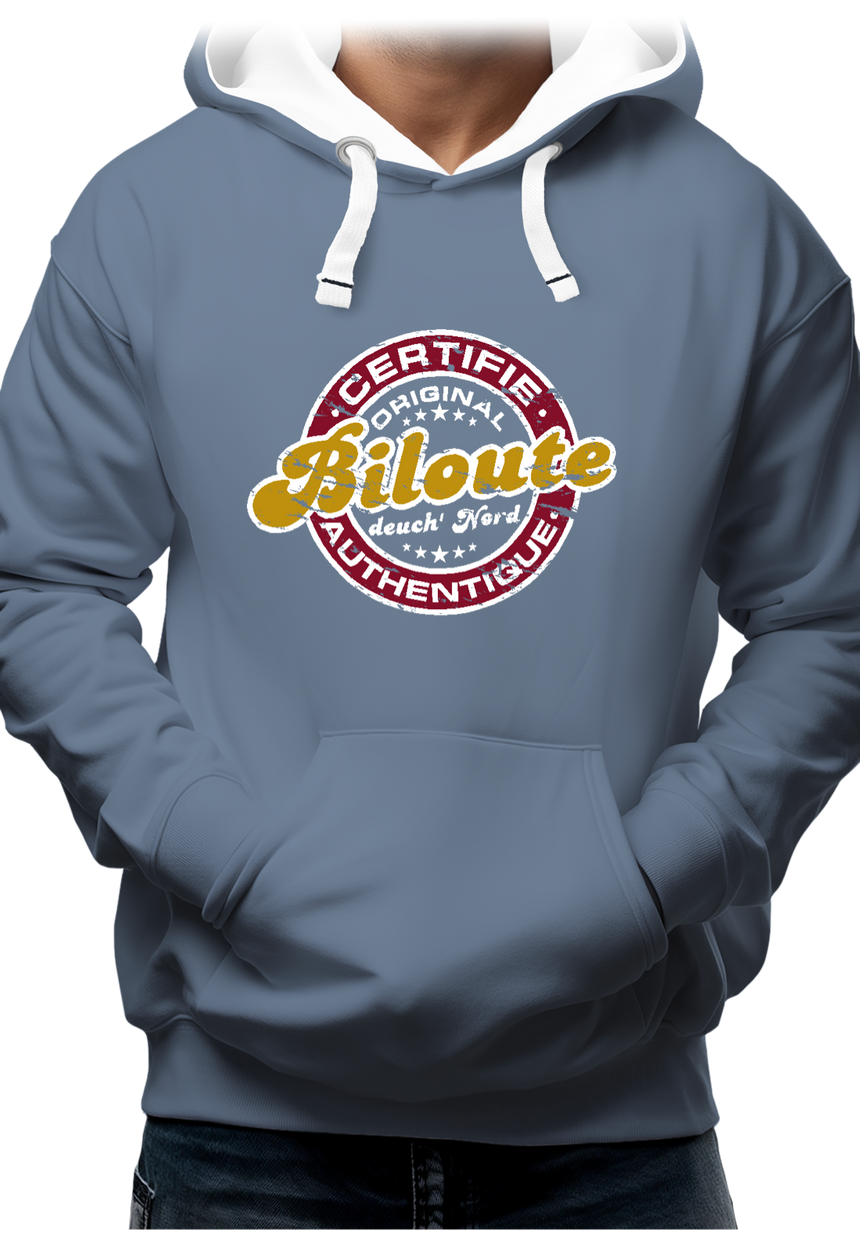 Sweat Adulte Certifié authentique biloute ch'ti