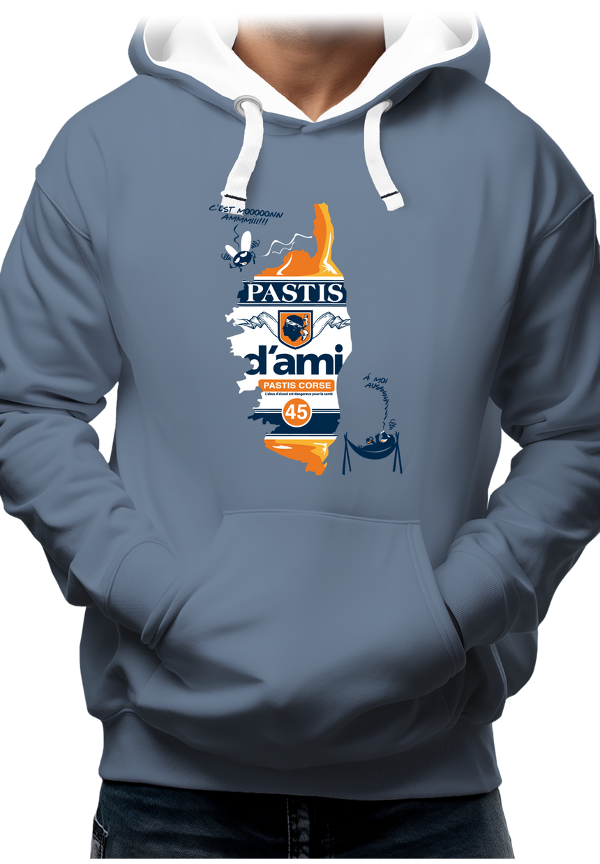 Sweat Adulte Pastis d'ami la boisson Corse