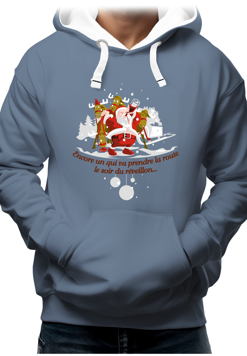 Sweat Adulte Réveillon du père noël