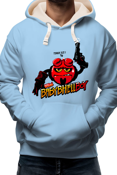 Sweat Adulte Baby Hell boy fromage à deguster