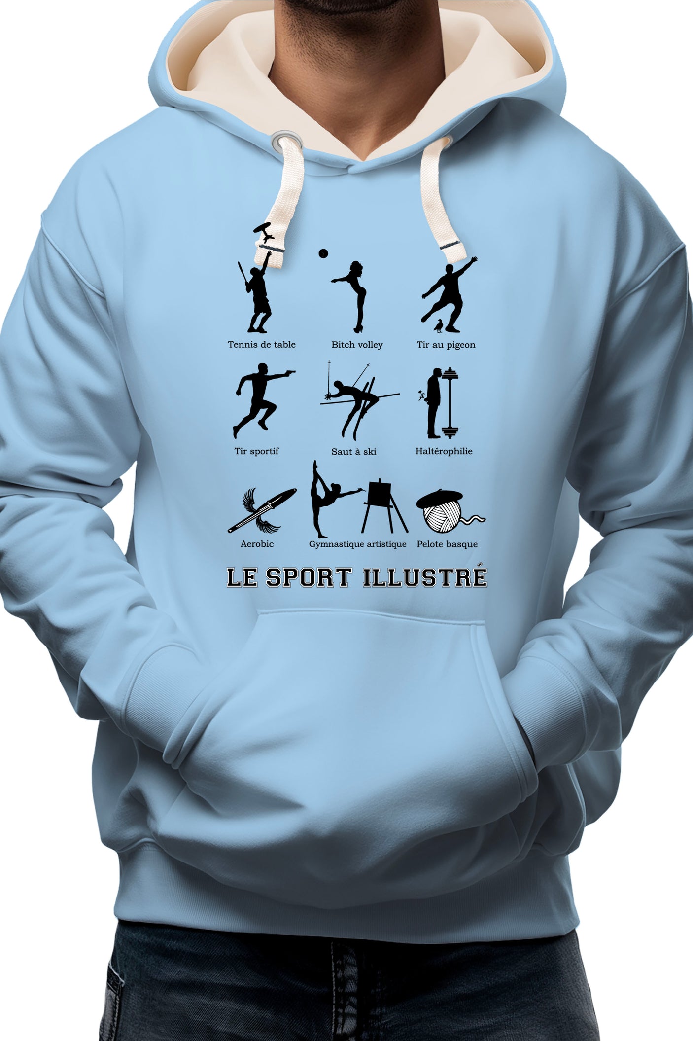 Sweat Adulte Sport Illustré