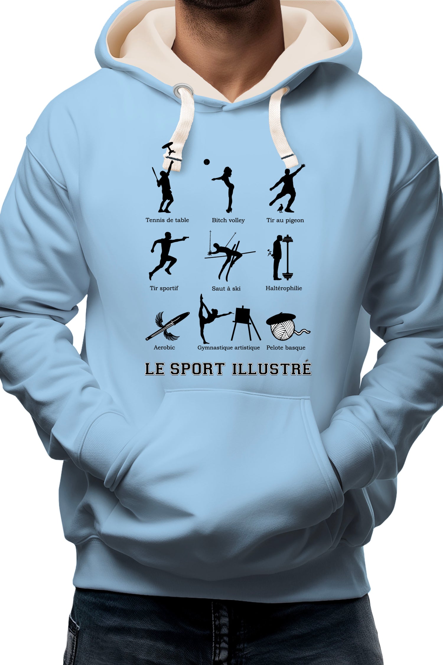 Sweat Adulte Sport Illustré