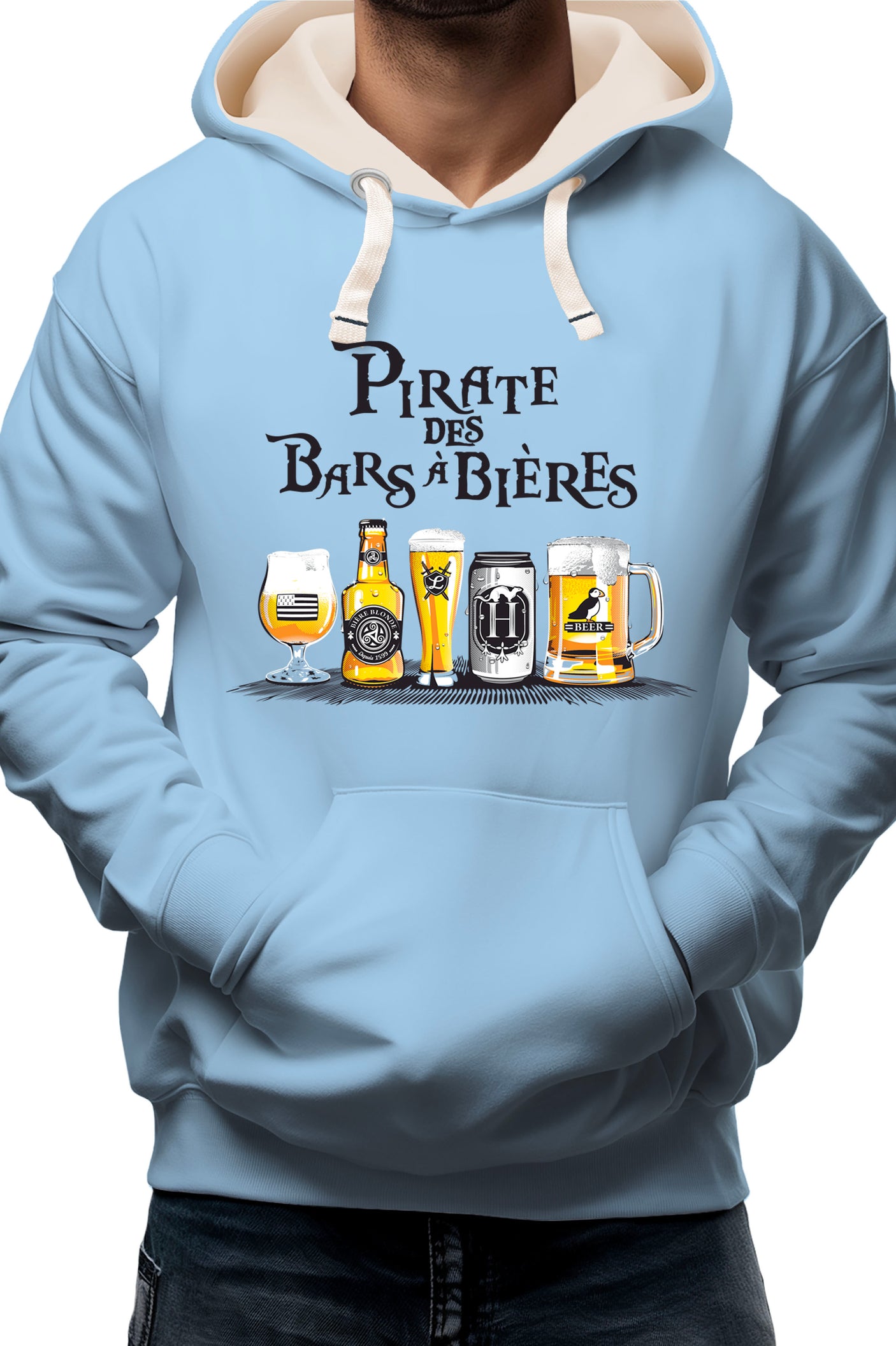 Sweat Adulte Pirates des bars à bières