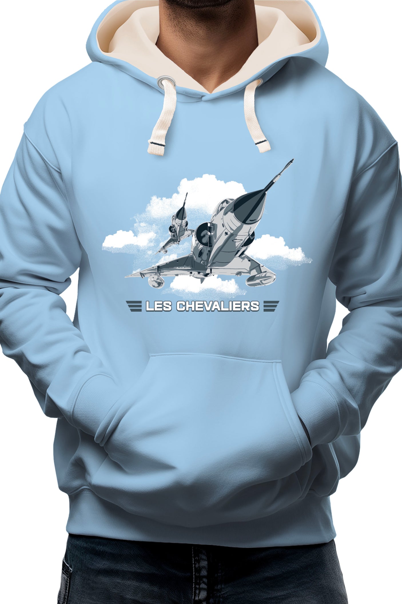 Sweat Adulte Avion de chasse les chevaliers du ciel