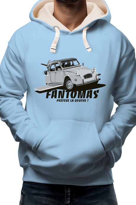 Sweat Adulte Fantomas préfère la deuch