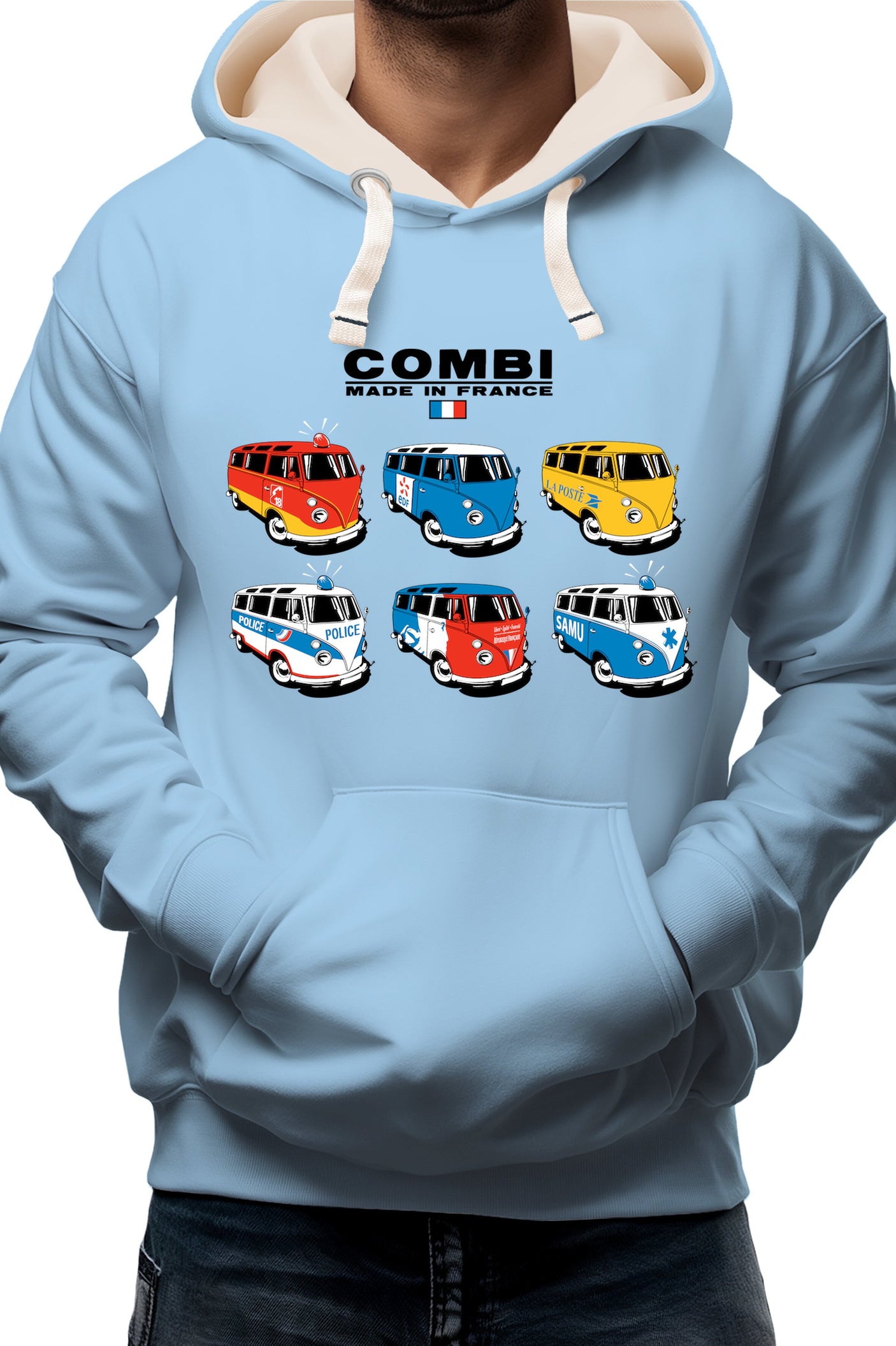 Sweat Adulte Les combis van France