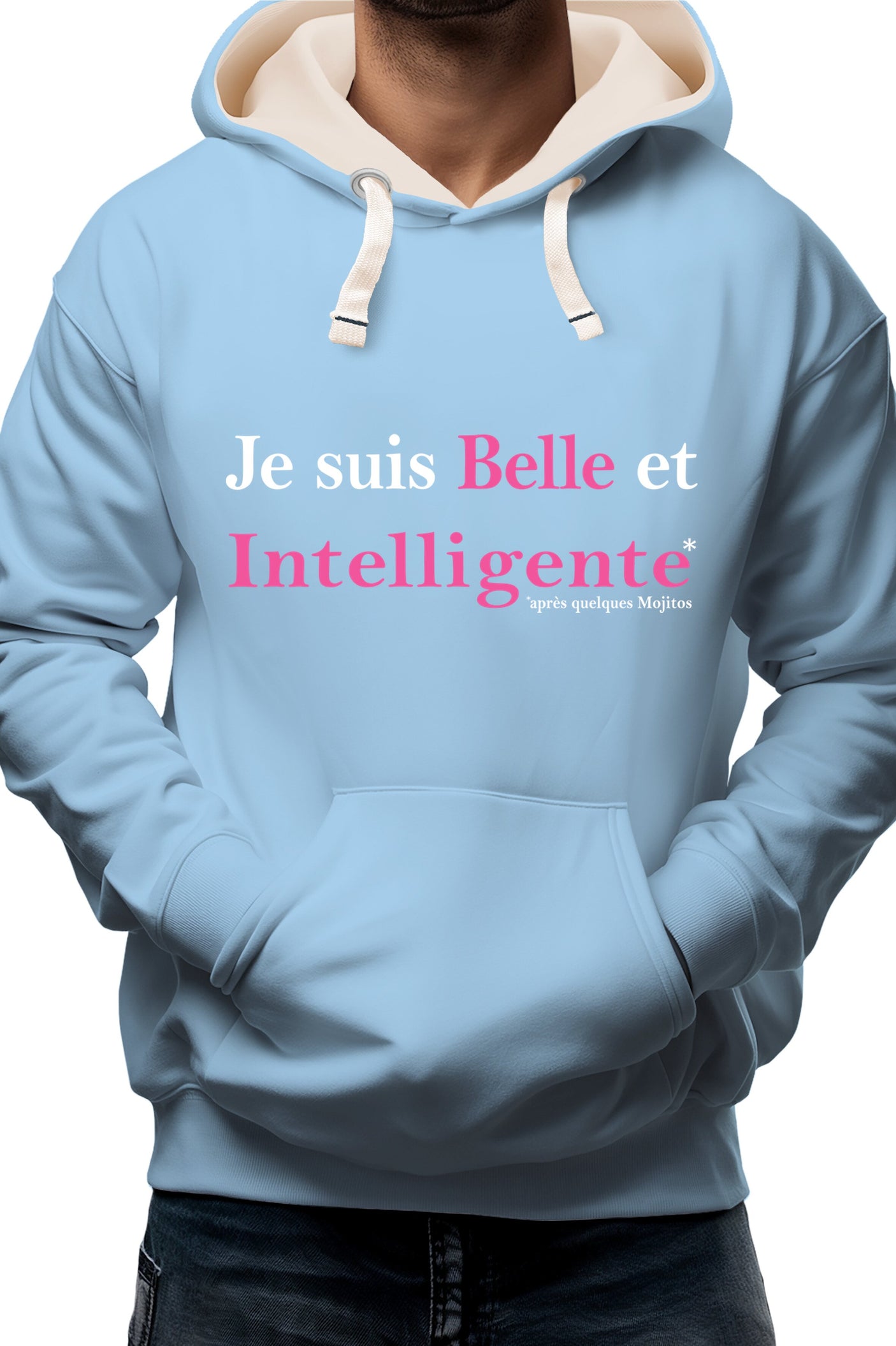 Sweat Adulte Je suis belle et intelligente