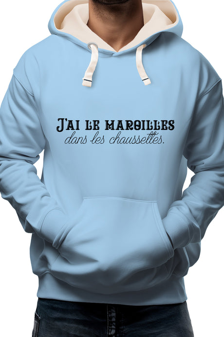 Sweat Adulte J'ai le maroilles dans les chaussettes