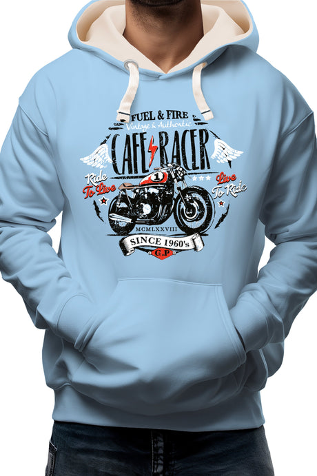 Sweat Adulte Moto Café racer