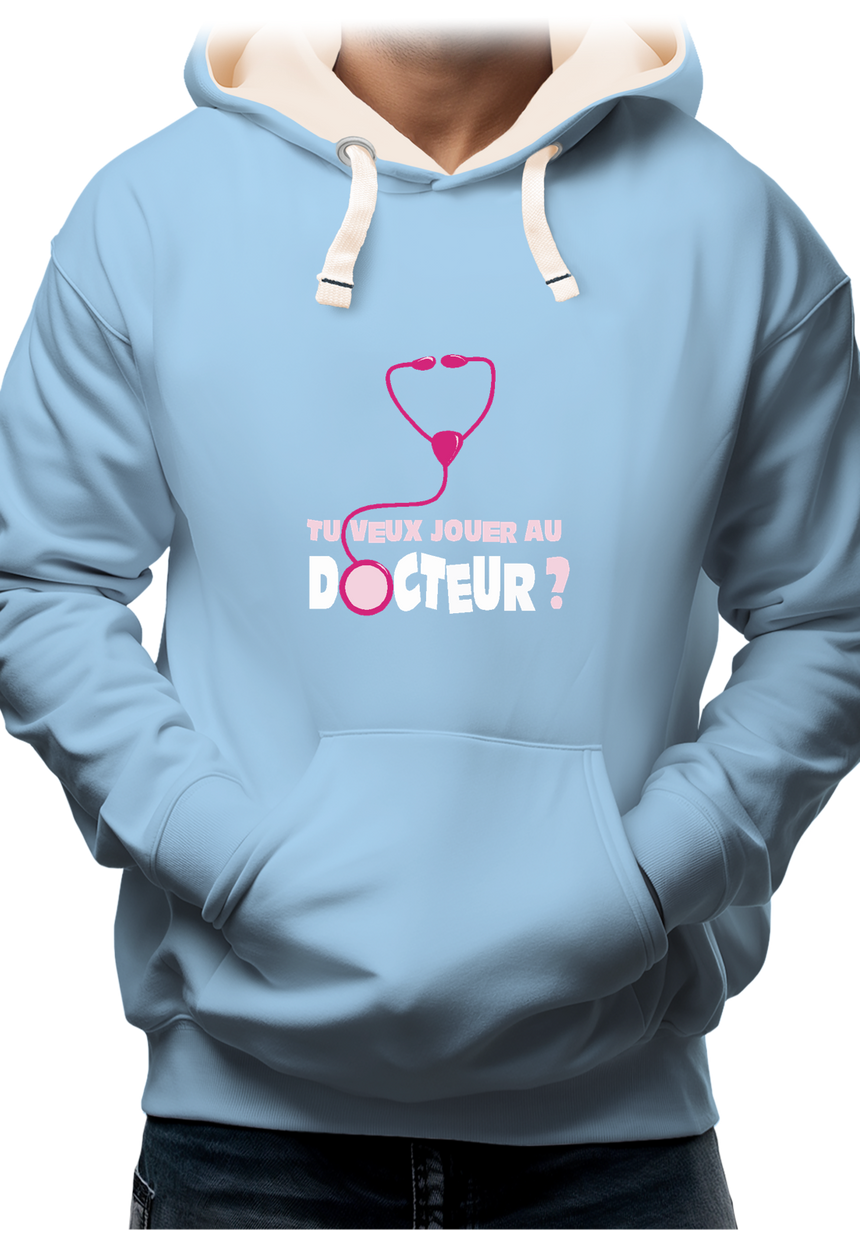 Sweat Adulte Tu Veux Jouer Au Docteur ?
