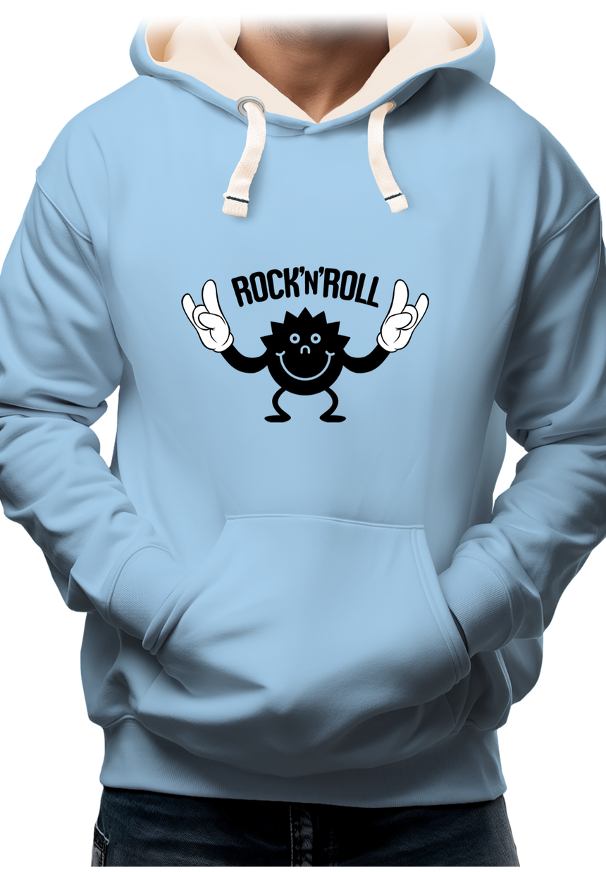 Sweat Adulte Smile Rock'N'Roll