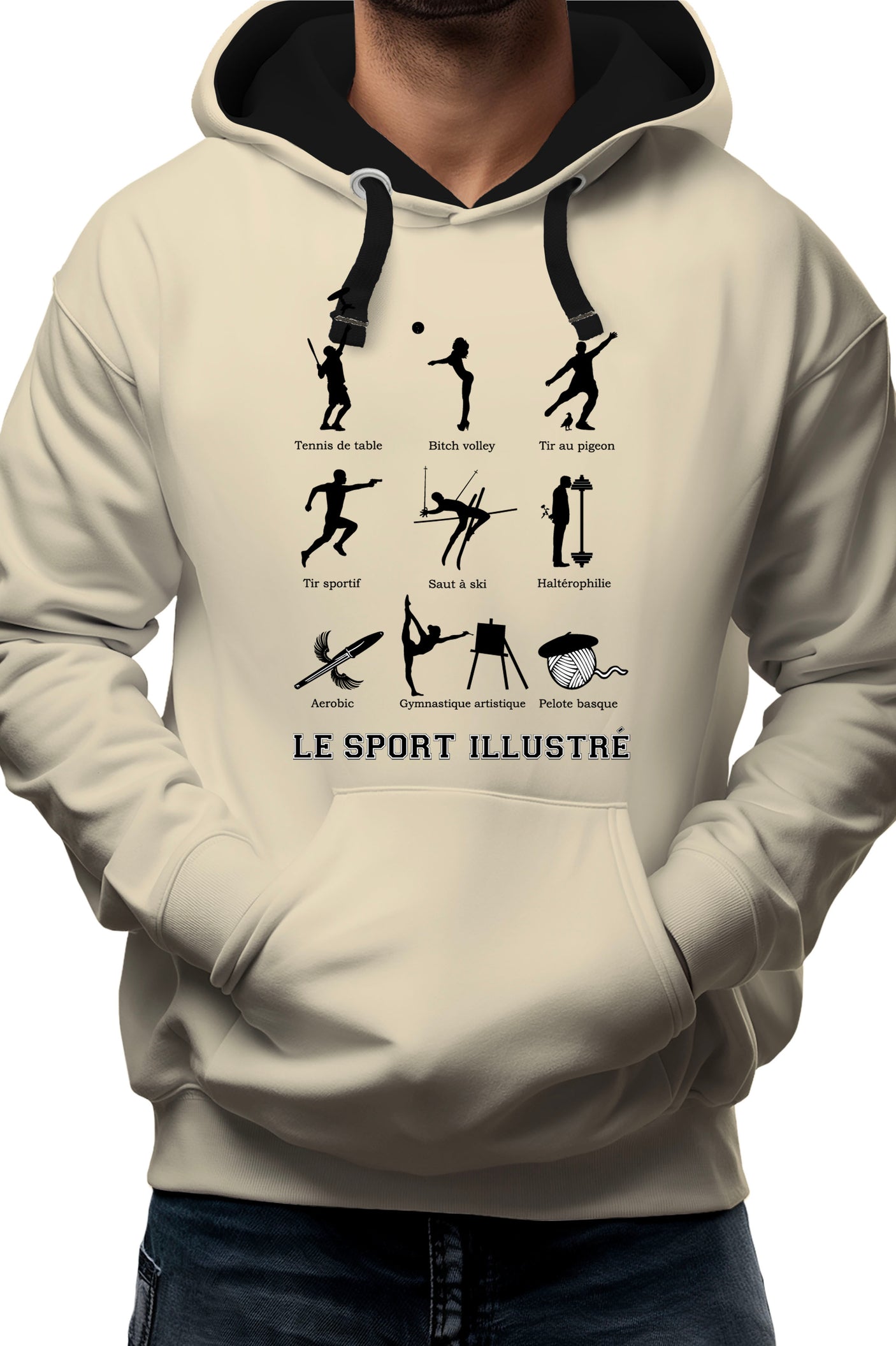 Sweat Adulte Sport Illustré