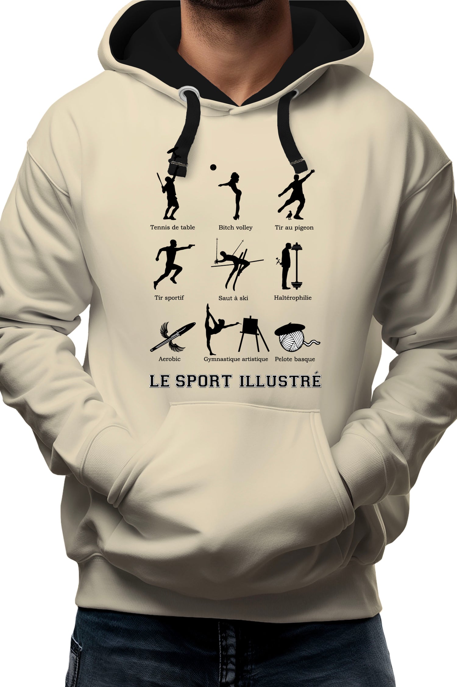 Sweat Adulte Sport Illustré