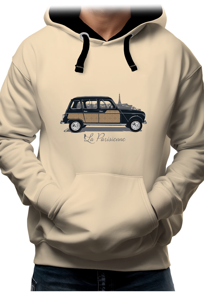 Sweat Adulte Voiture 4L la parisienne
