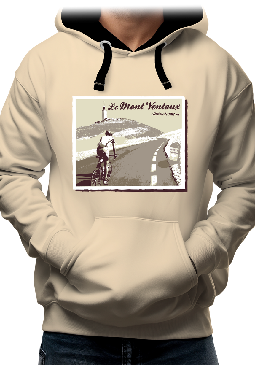 Sweat Adulte Le Mont Ventoux en vélo