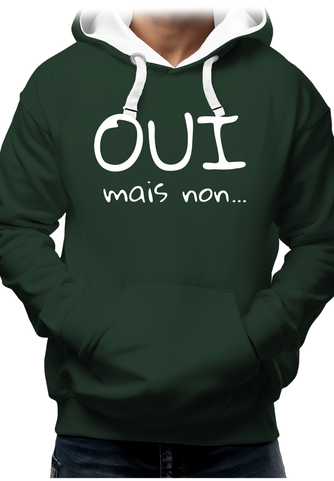 Sweat Adulte Oui mais non...