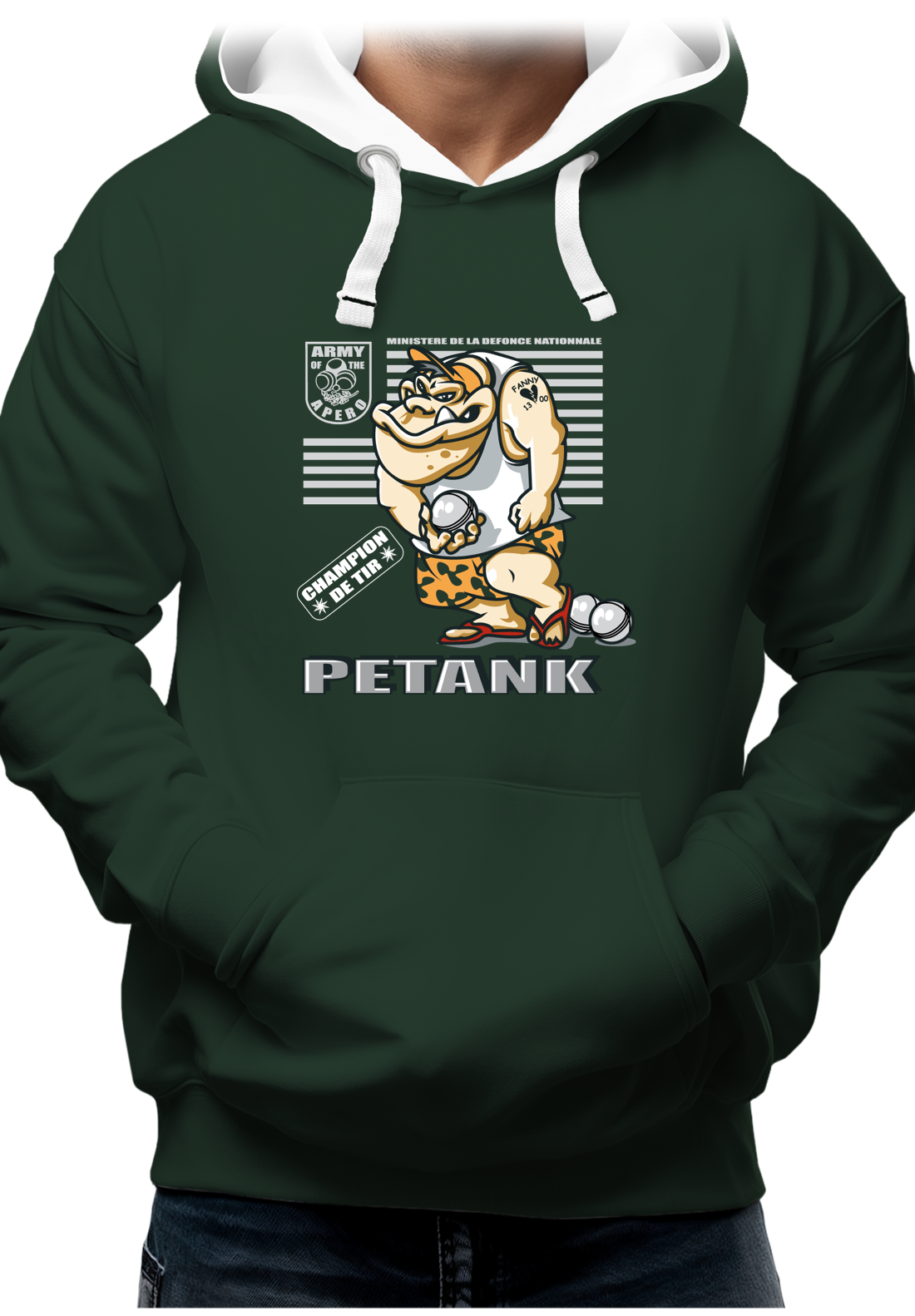 Sweat Adulte Petank pour les costauds